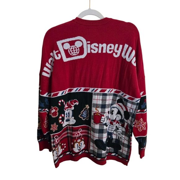 Disney Christmas 2021 Mickey And Friends Spirit Jersey Rare Sweater Size S - Picture 3 of 9